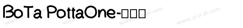 BoTa PottaOne字体转换